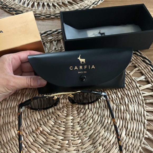 CARFIA Small Face Acetate Polarized Sunglasses for Women - Picture 5 of 5